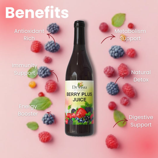 Dr Visu Berry Plus Juice 500 ml | Herbal Berry Wellness Drink