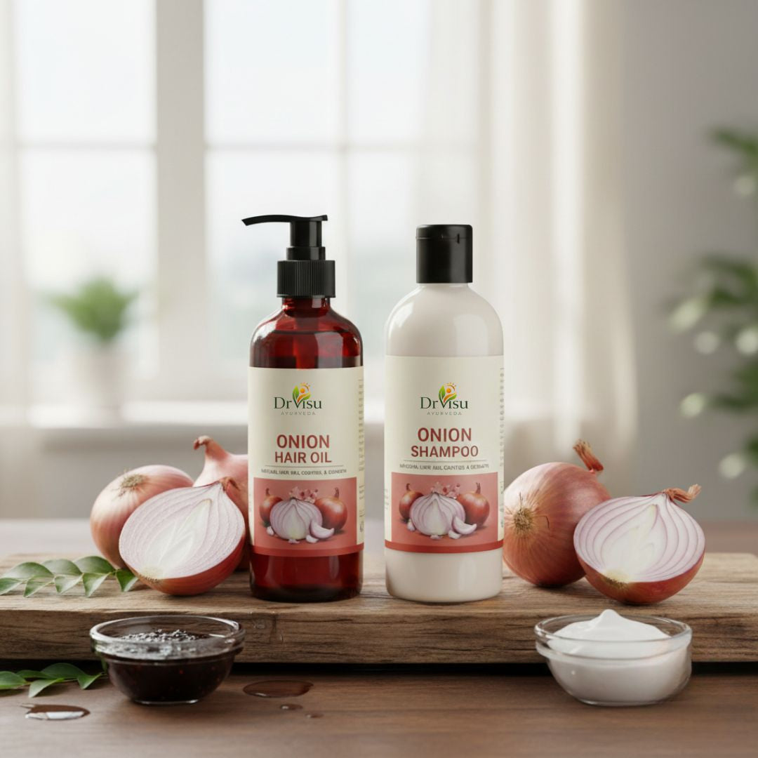 Dr Visu Onion Oil & Onion Shampoo Combo
