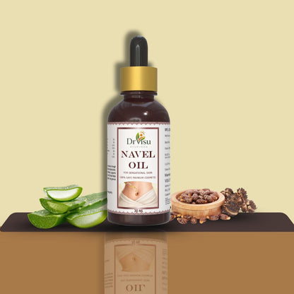 Dr Visu Navel Oil 30 ml | Herbal Belly Button Oil for Overall Wellness