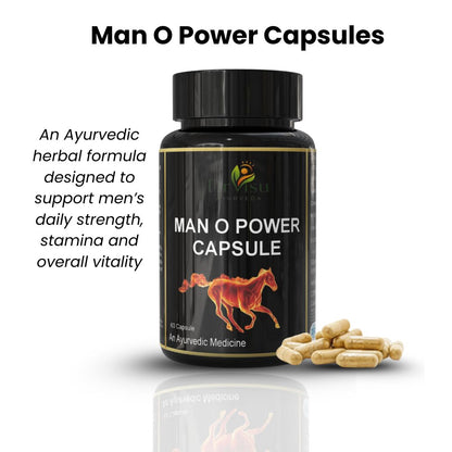Dr Visu Man O Power Capsules 60 Capsules | Herbal Wellness Supplement