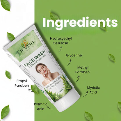 Dr Visu Aloe Vera & Olive Oil Extract Face Wash 100 ml | Gentle Cleansing & Skin Nourishment