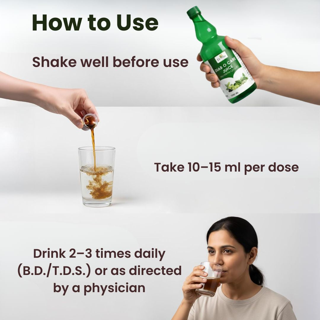 Dr Visu Diab Care Juice 1000 ml | Herbal Wellness Juice