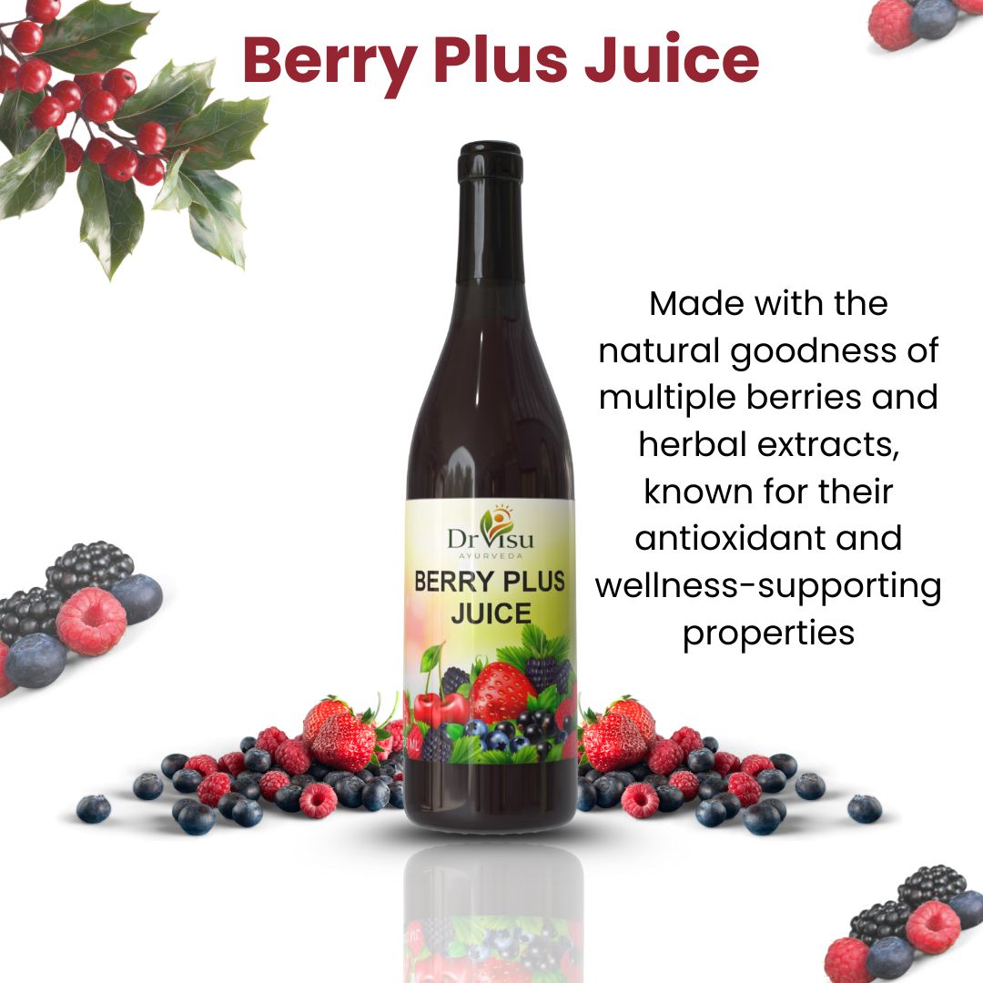 Dr Visu Berry Plus Juice 500 ml | Herbal Berry Wellness Drink